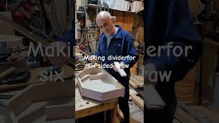 Making dividers for a sixsided draw No glue using small hidden tenons Handmade woodworking [upl. by Mccahill]