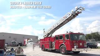 Sutphen Ladder Truck Test [upl. by Volotta]