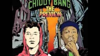 Chiddy Bang  quotHere We Goquot Feat QTip w Lyrics [upl. by Yllas741]