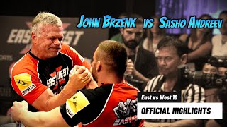 John Brzenk vs Sasho Andreev HIGHLIGHTS [upl. by Auof]