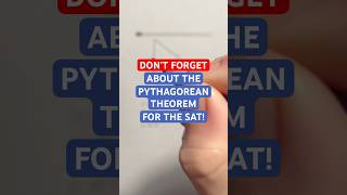 DON’T Forget About the Pythagorean Theorem for the SAT Shorts [upl. by Aracot795]