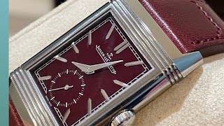 Unboxing my Jaeger LeCoultre Reverso Tribute Monoface Small Seconds Q397846J [upl. by Devan]