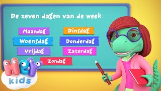 Zeven Dagen Van De Week liedje  HeyKids  Kinderfilmpjes Nederlands [upl. by Niu119]