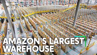 Inside Amazons Largest Warehouse [upl. by Ahseikram]