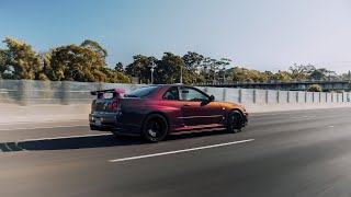 R34 GTR Midnight Purple II  4K [upl. by Naggem]