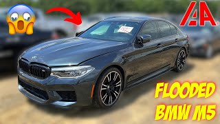 Insurance Company Selling BMW M5 At The Insurance Auto Auction For 38000 Because Of A Small Flood [upl. by Budwig]