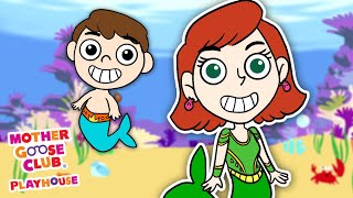 Mermaid Finger Family  More  Mother Goose Club Nursery Rhyme Cartoons [upl. by Ymereg]