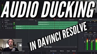 AUDIO DUCKING in Davinci Resolve [upl. by Enialem]