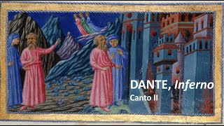 Dante Inferno Canto II  lettura e commento [upl. by Nalahs]