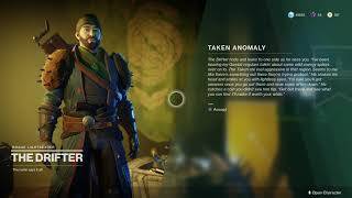 Destiny 2 Season of the Drifter Start Get New Drifter Quest Step [upl. by Dieball]