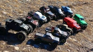 RC ADVENTURES  12 Scale 4x4 Trucks on a Group Trail Run in Canadian Outback PT1 [upl. by Puiia]