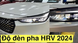 Độ đèn pha Honda HRV 2024  mã bi led F pro 18inch hrv doden [upl. by Aynnat]