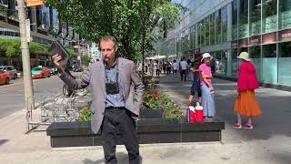 Street Preaching Toronto  Come as a repentant sinner [upl. by Ekyt]