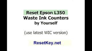 Reset Epson L220 L350 L355 ink pad at the end of their service life [upl. by Virgy799]