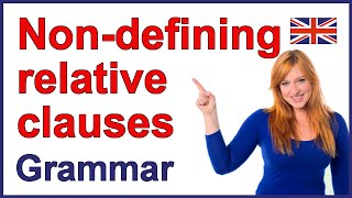 Nondefining relative clauses  English grammar rules [upl. by Otaner]