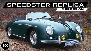 PORSCHE 356 VINTAGE SPEEDSTER Cabriolet Replica Recreation 1966  Modest test drive  SCC TV [upl. by Lyrrehs]