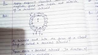 Magnetic field due to toroidal using amperes circuital law [upl. by Oicirtap364]