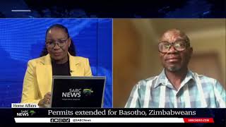 Permits extended for Basotho Zimbabweans Dr Vusumuzi Sibanda [upl. by Camm395]