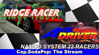 Ridge Racer Ace Driver and the makeup livestreamer [upl. by Swerdna]