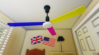 Incredible Vintage Ceiling Fan Design Completion [upl. by Airam]