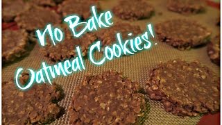 No Bake Oatmeal Cookies for School Lunches [upl. by Hollie960]