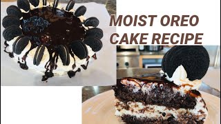 MOIST OREO CAKE RECIPE  Easy recipe [upl. by Tterrag]