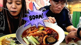 BIHUN BELACANLAKSA SARAWAK amp CHAR KUEH TIAW FOOD HUNTING MUKBANG Akai Dai Vlog [upl. by Lyrak803]