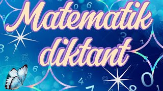 Matematik diktant [upl. by Caddaric]