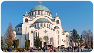 Church of Saint Sava in Belgrade  Hram svetog Save [upl. by Meehsar918]