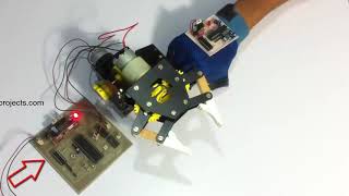 Hand Motion Controlled Robotic ARM [upl. by Roana973]