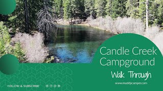 Candle Creek Campground Tour  Metolius River Deschutes National Forest Oregon [upl. by Rad]