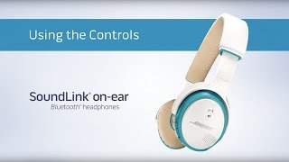 Bose SoundLink OnEar  Using Controls amp Voice Prompts [upl. by Servais]