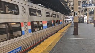 Amtrak Silver Star Train 91 at Newark Penn Station 11524 [upl. by Acilgna]