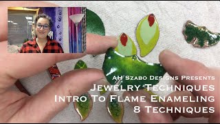 Intro to Enameling 8 simple techniques [upl. by Zampardi]