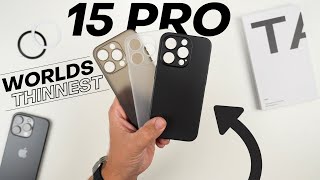 The Worlds THINNEST iPhone 15 Pro Case [upl. by Warrin]