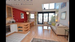 46003 Helle Maisonettewohnung mit Dachterrasse in Bockenheim CityWest [upl. by Alvira430]