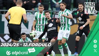 Ferencvárosi TC  DVSC  22  00  OTP Bank Liga  12 forduló  MLSZTV [upl. by Ardys898]