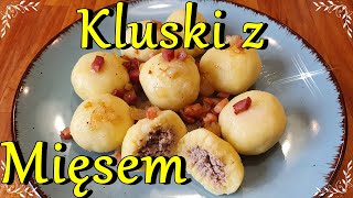 KLUSKI Z MIĘSEM  PYZY Z MIĘSEM POMYSŁ NA OBIAD 🙂 [upl. by Daht723]