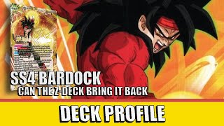 SS4 Bardock ZDeck SS4  DBS Deck Profile  Dragon Ball Super TCG [upl. by Lorne858]