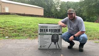 MOULTRIE DEER FEEDER STANDARD REVIEW [upl. by Epillihp]