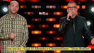 101221  Gigi DAlessio e Clementino quotDon Raffaéquot dal vivo [upl. by Tirma]