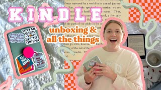 KINDLE UNBOXING 📖🛋️ customizing kindle unlimited recs [upl. by Norene124]