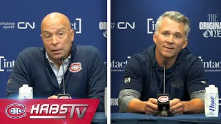 Kent Hughes and Martin StLouis on the start of training camp  FULL PRESS CONFERENCE [upl. by Notsnarc]