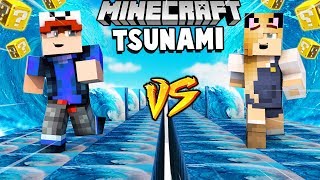 SZALONY WYŚCIG  TSUNAMI LUCKY BLOCKI MINECRAFT Lucky Block Race  Vito vs Bella [upl. by Jareb]