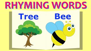 Rhyming Words  Rhyming words for kids [upl. by Erreipnaej]