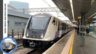 trains at stratford DLR tube national rail TfL rail and London overground [upl. by Nilesoj]