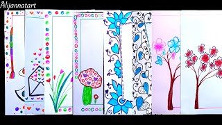 8 NEW BORDER DESIGNS PROJECT WORK DESIGNS FRONT PAGEBONDHU KHATAPORTFOLI DESIGN [upl. by Yelmene946]