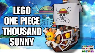 The Greatest Lego Ship on the Brick Built Seam  One Piece Lego Thousand Sunny [upl. by Pauwles]