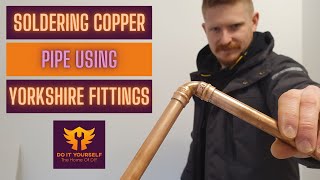 How to Solder Yorkshire Fittings  Solder Ring fittings  Capillary Fittings [upl. by Glick142]