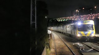 Drivers Night View Upfield to North Melbourne [upl. by Chapnick]